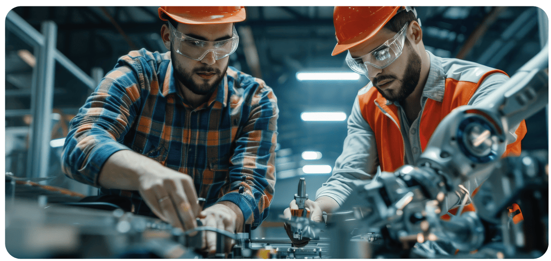 mantenimiento para líneas productivas, plantas industriales y maquinaria